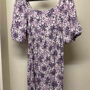 Altar’d State Floral Purple Dress